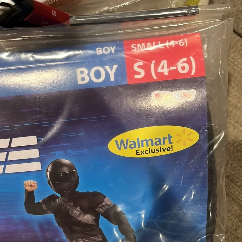 GI Joe costume Snake Eyes Halloween costume Diane boy small 4-6